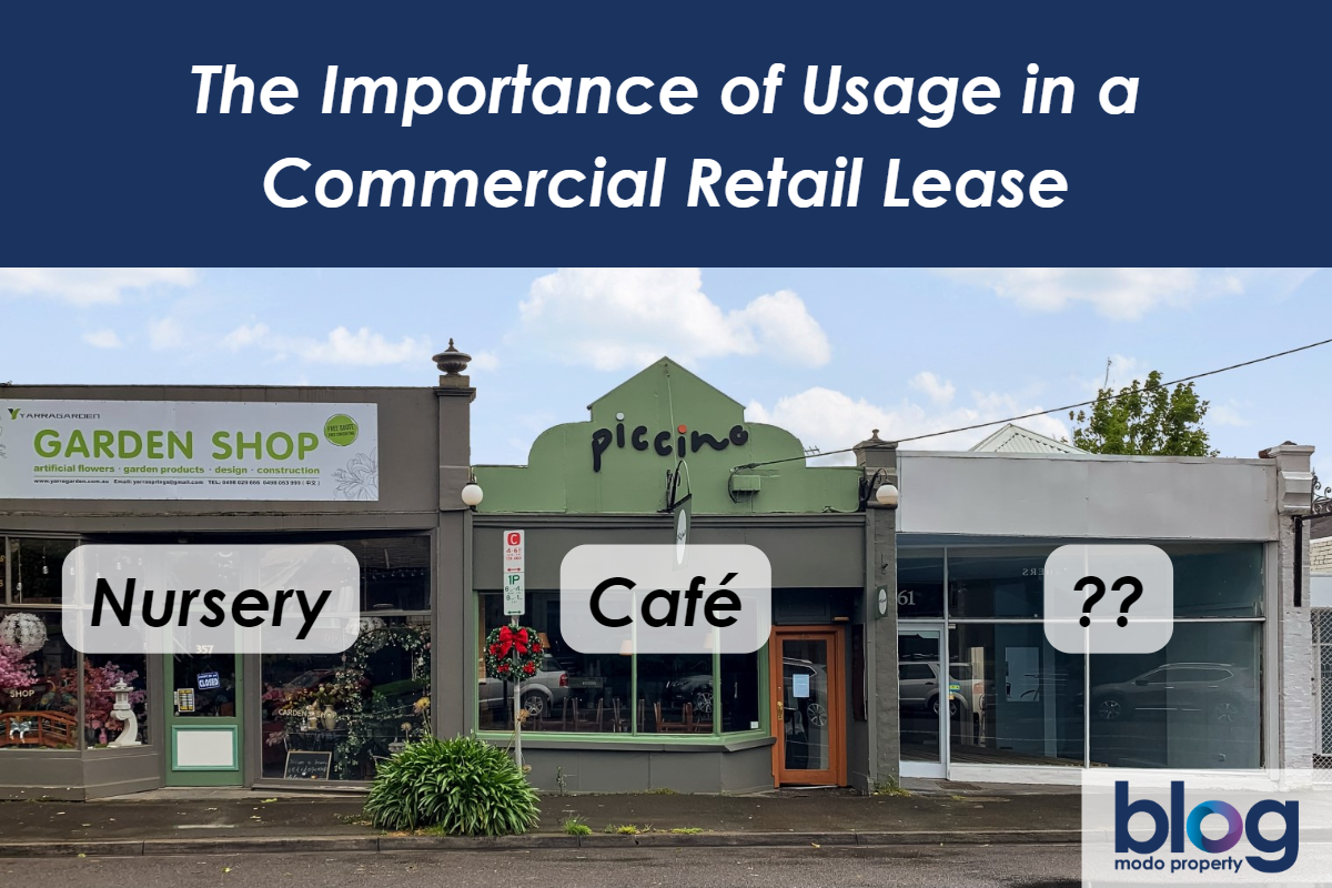 The Importance of Usage in a Commercial Retail Lease